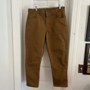 Patagonia Men’s Twill Traveler‎ 5-Pocket Pants Coriander Brown Sz 33